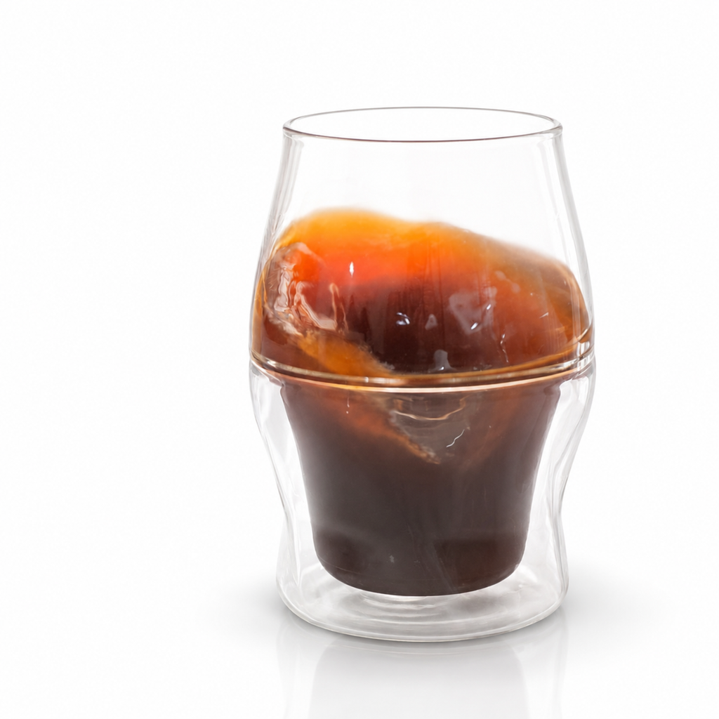 The Senses Collection Alto And Vida Double Wall Sensory Coffee Glass Set - Coffee Enhancing Tasting Cups