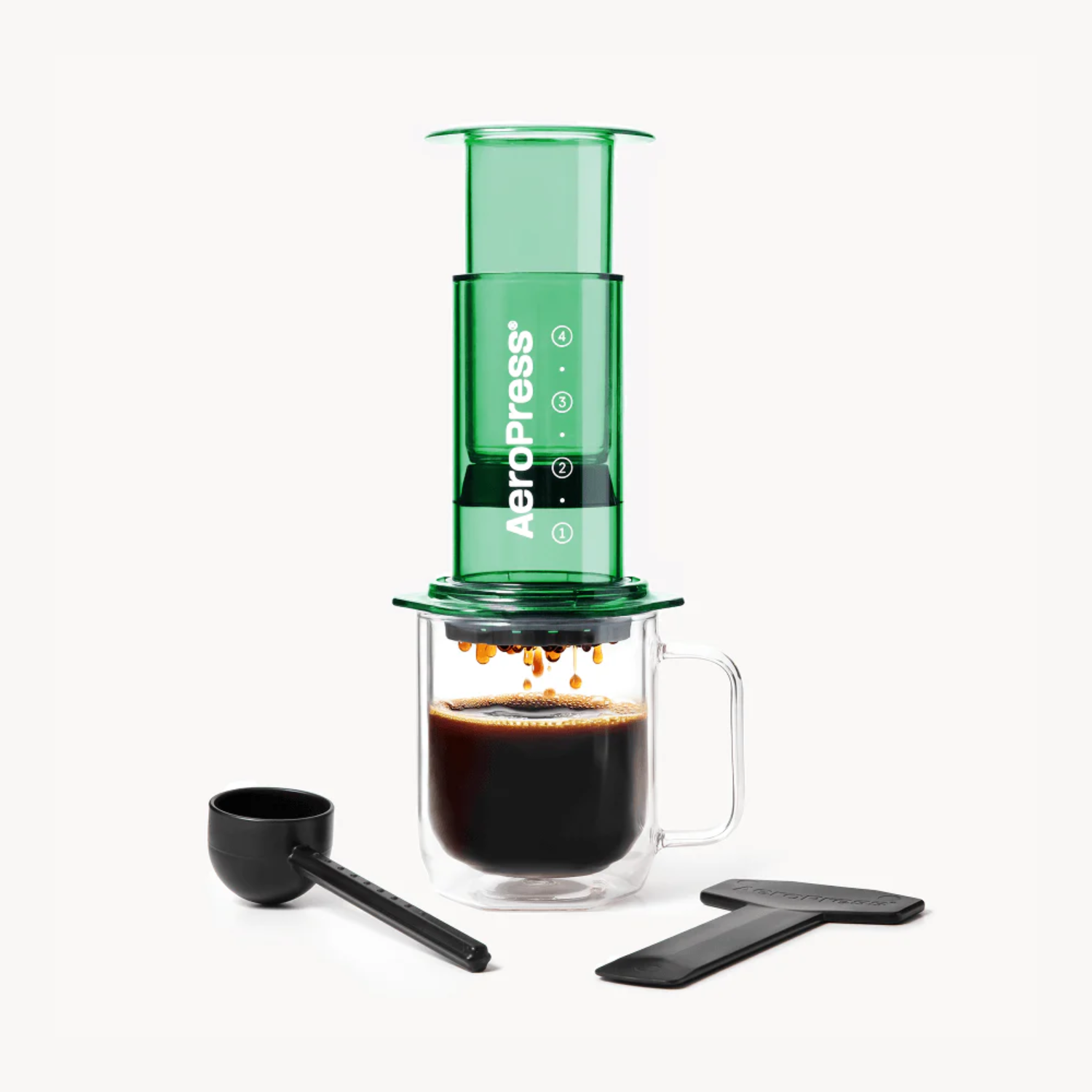 AeroPress Coffee Maker - Clear & Colours