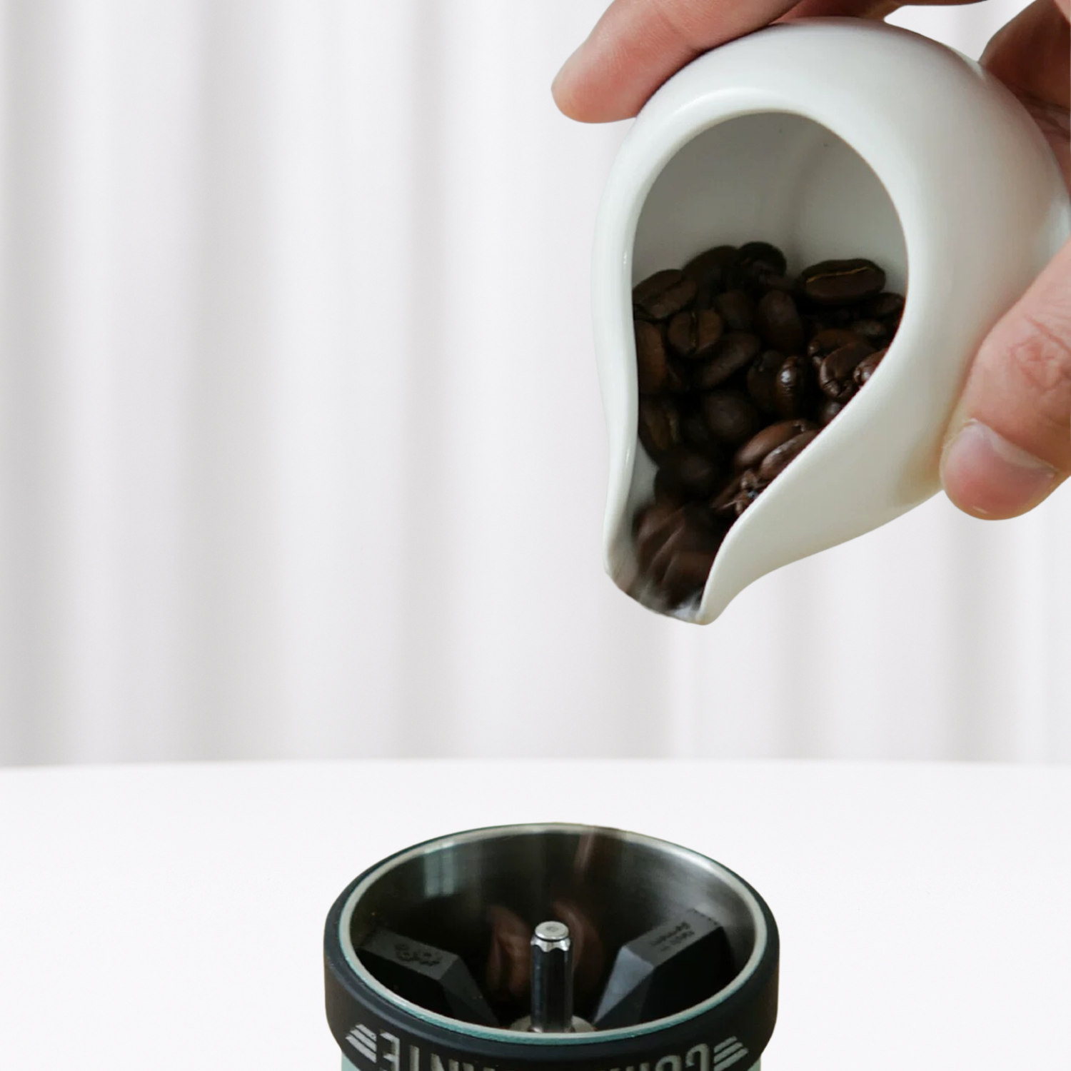 Ceramic Bean Dosing Tray Set