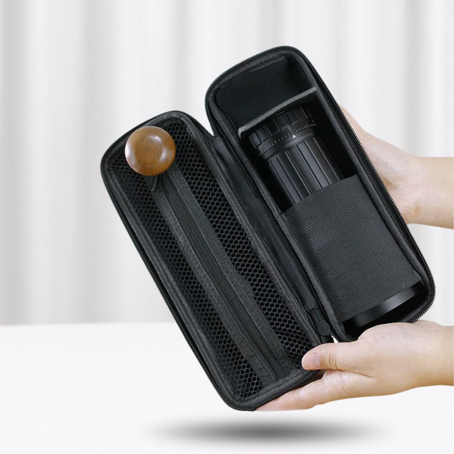 Essential Hand Grinder Cylindrical Protective Case