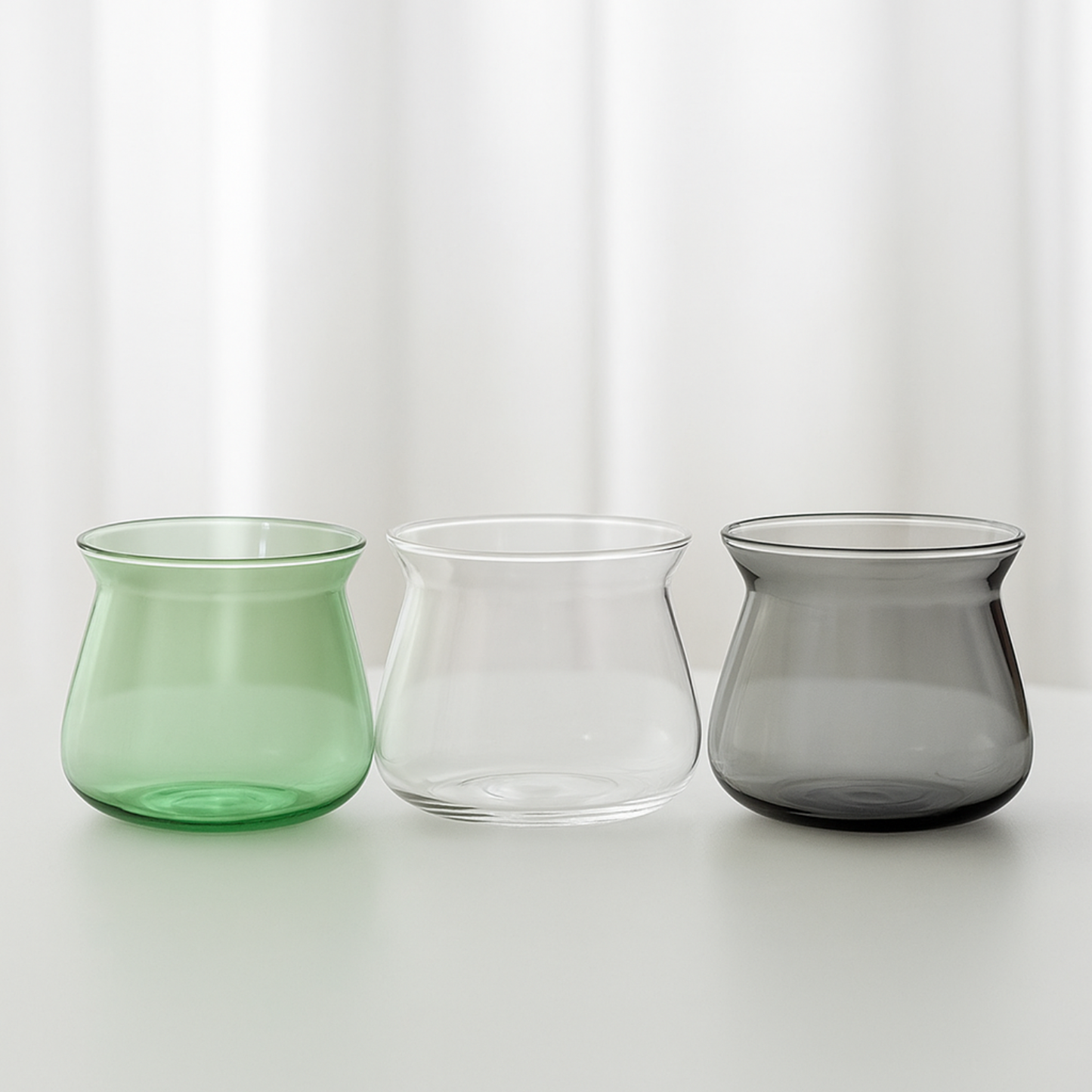 Clarity & Flow Sense Cup and Carafe Glassware Series
