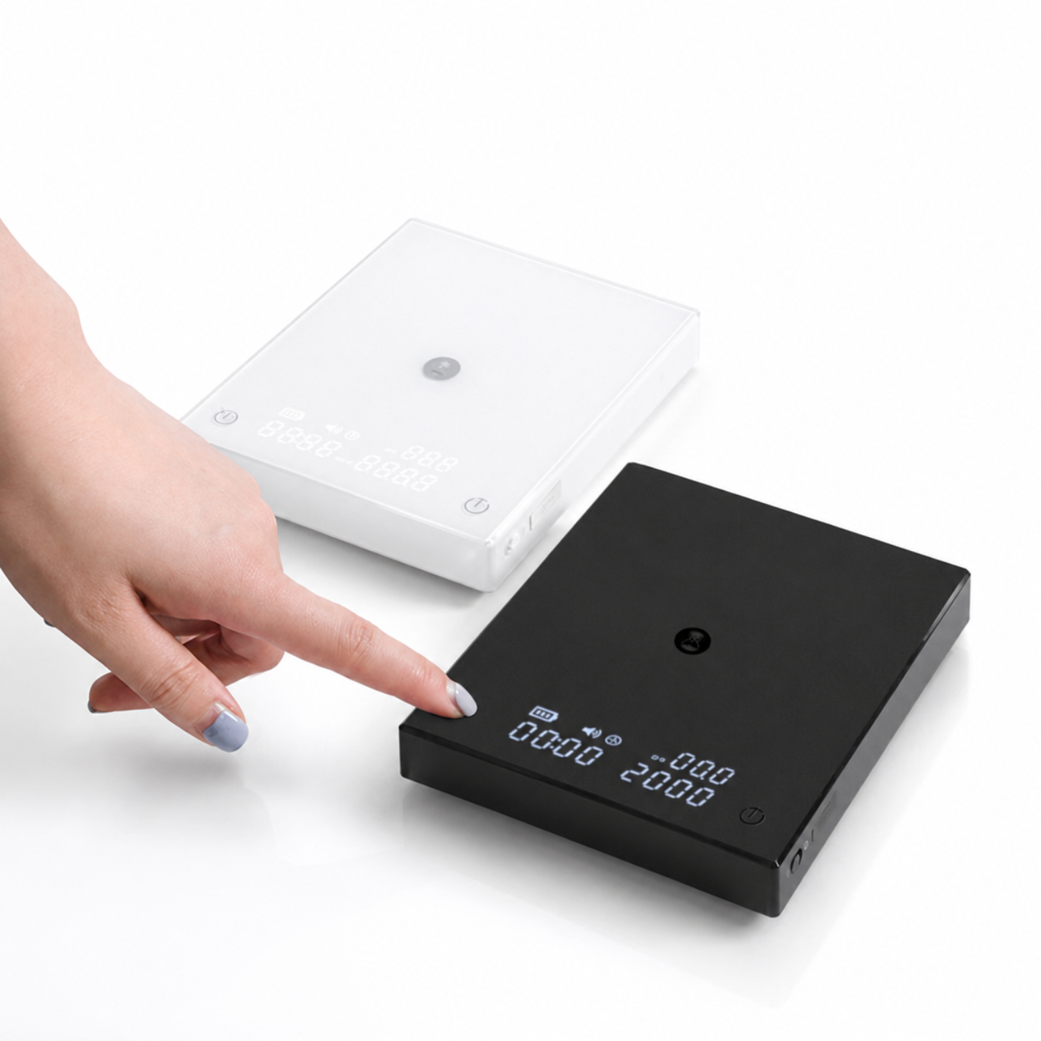 Timemore Black Mirror Coffee Scale Collection - Nano, Basic 2, Mini and Duo Precision Brewing Scales