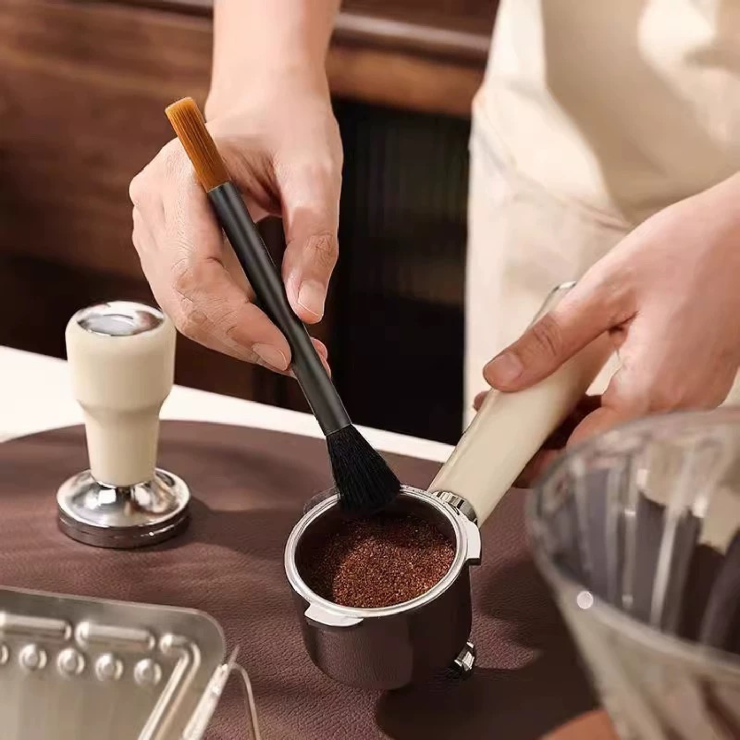 Espresso Cleaning Toolkit – 6pc Set for Grinders & Machines