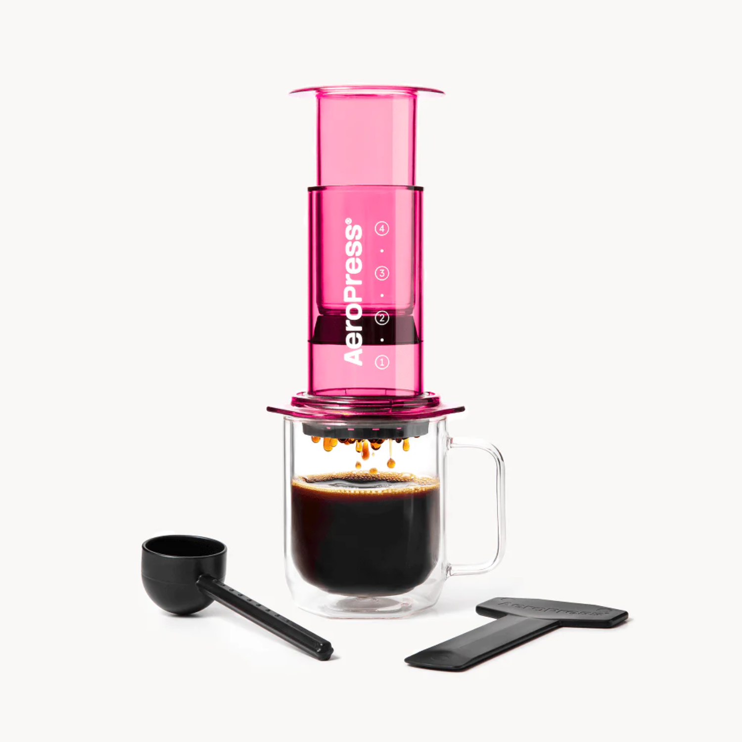 AeroPress Coffee Maker - Clear & Colours