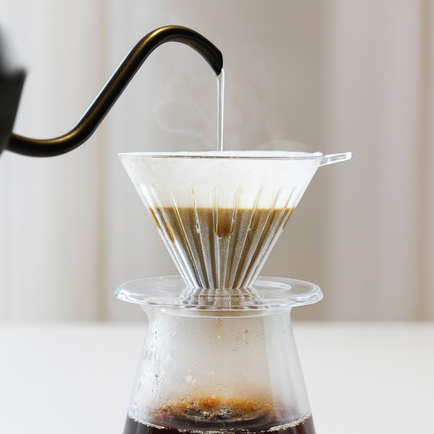 Timemore Crystal Eye Dripper and Carafe Brewing Set