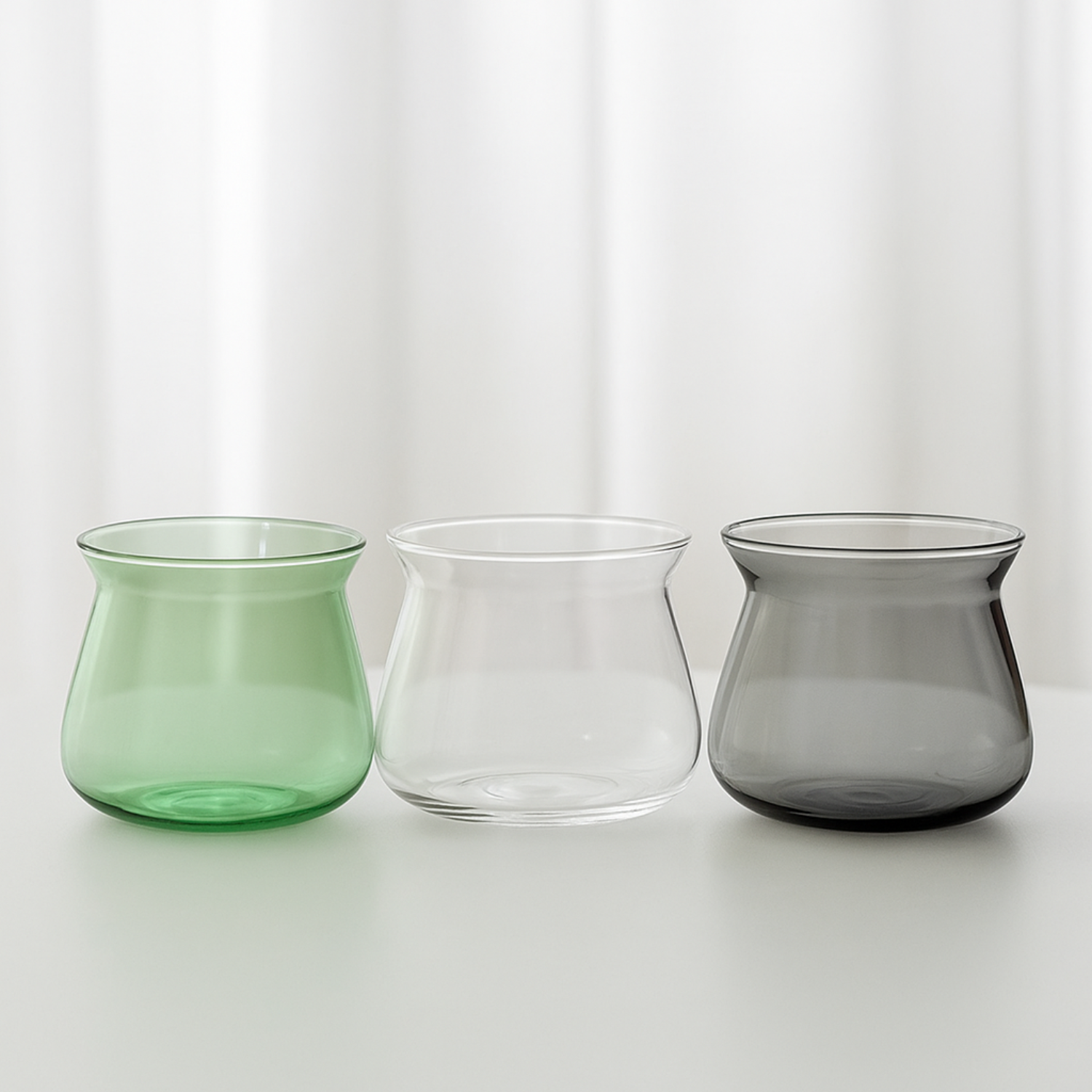Clarity & Flow Sense Cup and Carafe Glassware Series