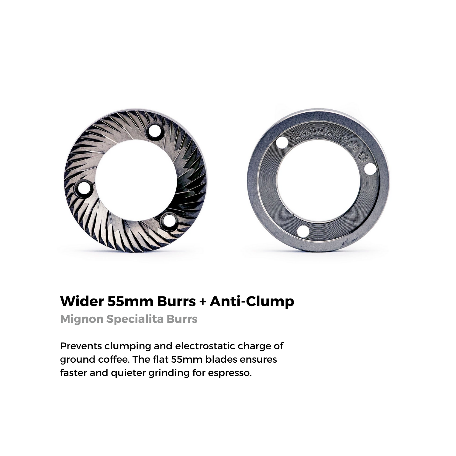 Eureka Mignon Specialita Electronic Stepless Grinder (55mm Flat Burrs)