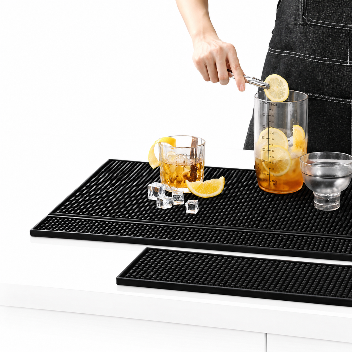 Coffee And Brew Bar Countertop Mat And Accessories - Non Slip Espresso Machine Bar Mat For Coffee Stations