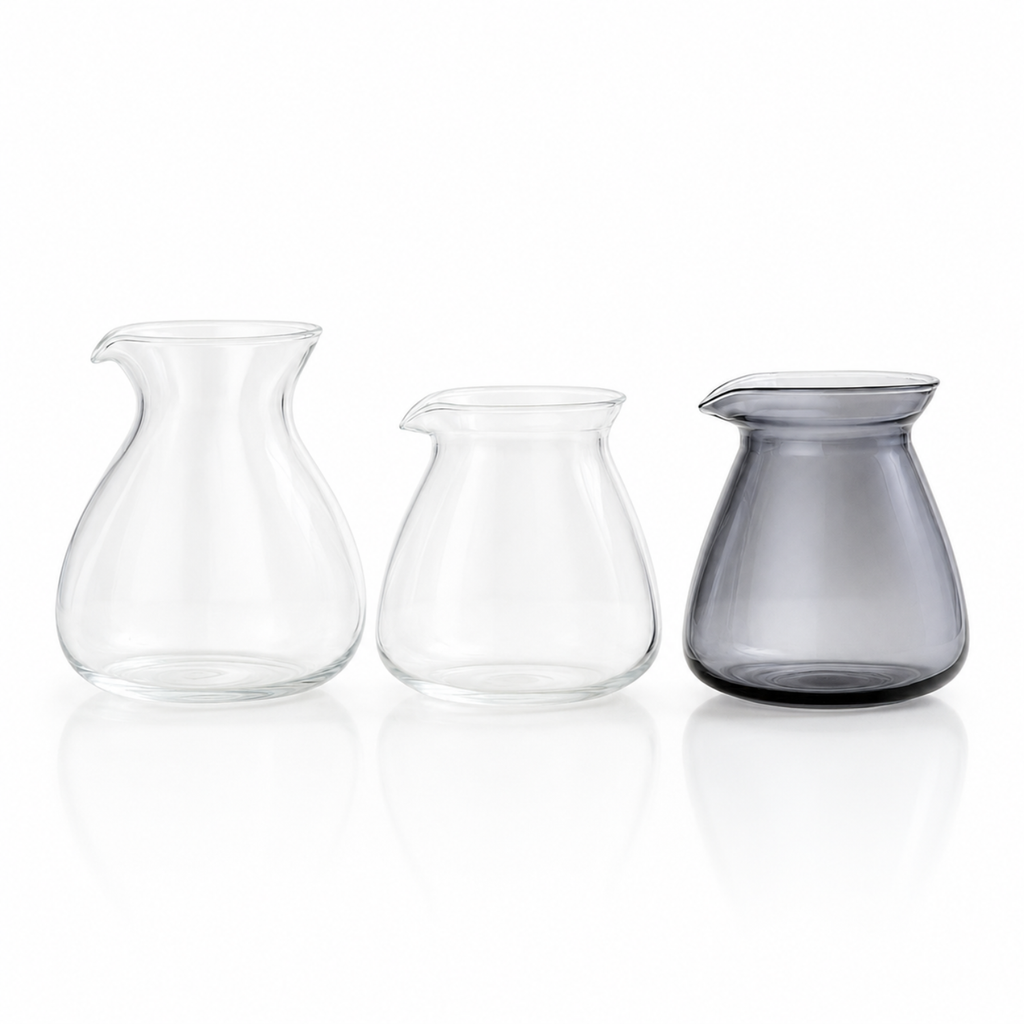The Senses Collection Clarity And Flow Glassware Series - Sense Cup And Carafe For Specialty Coffee