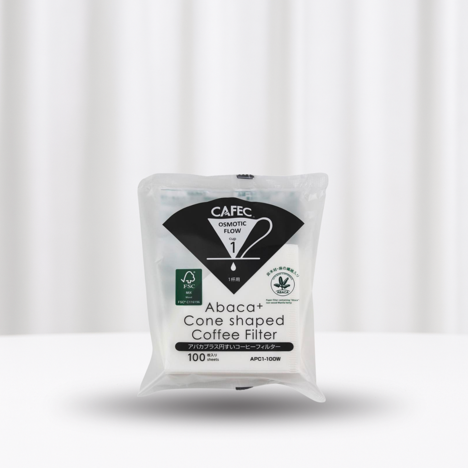 Cafec Abaca Cone Specialty Filter Paper
