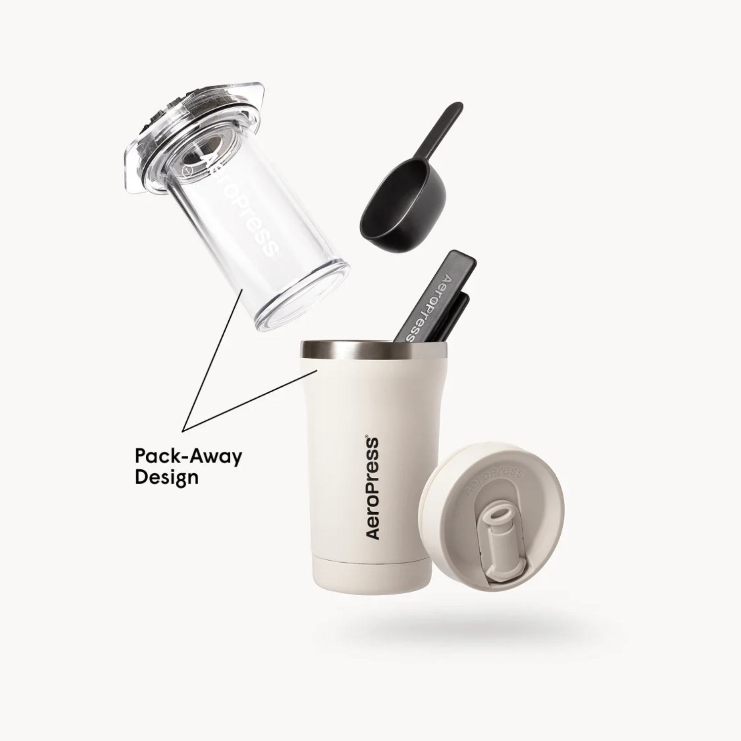 AeroPress Coffee Maker - Go Plus