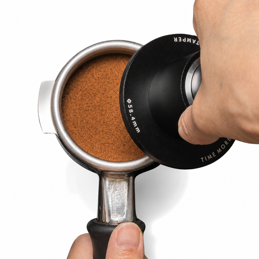 Timemore Impact Impulse 58mm Espresso Tamper - Calibrated Spring-Loaded Coffee Tamper