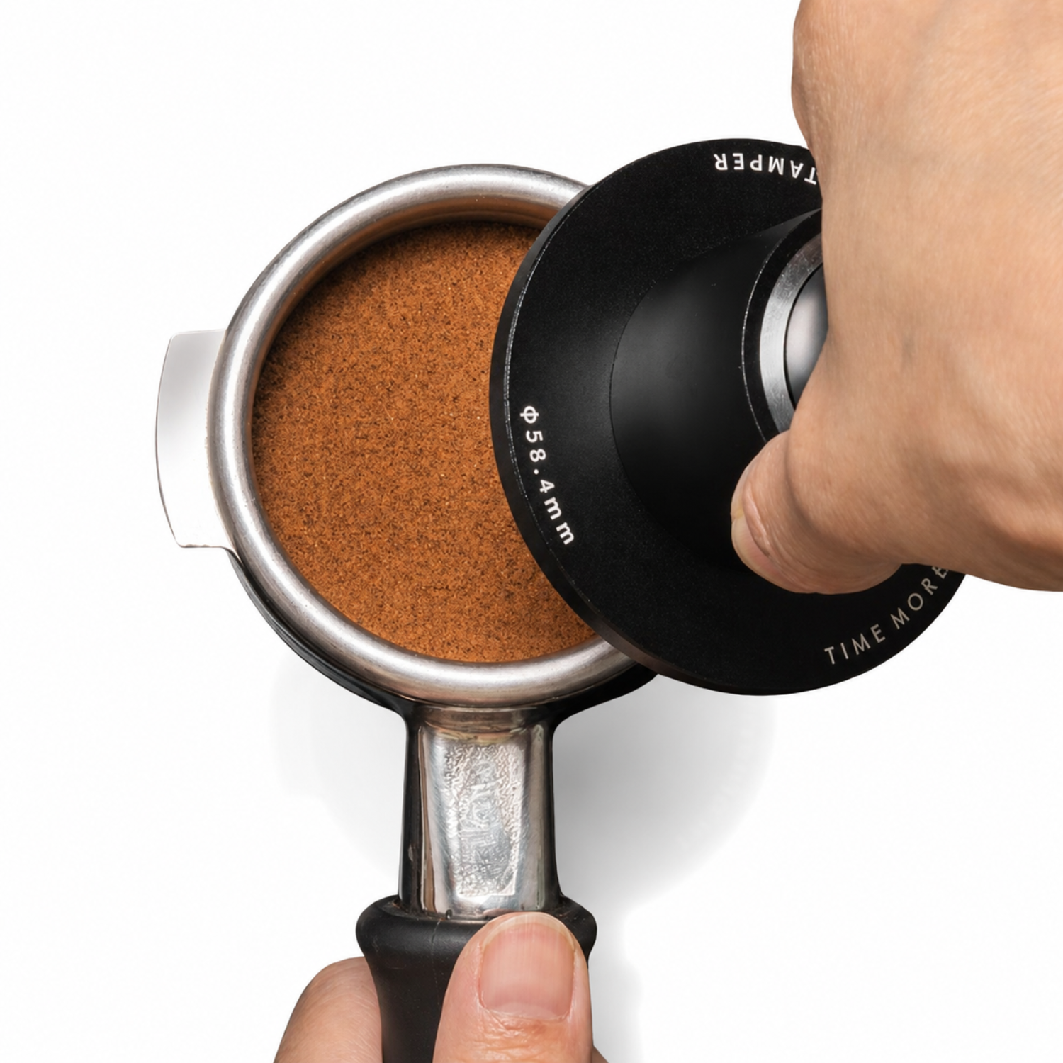 Timemore Impact Impulse 58mm Espresso Tamper - Calibrated Spring-Loaded Coffee Tamper