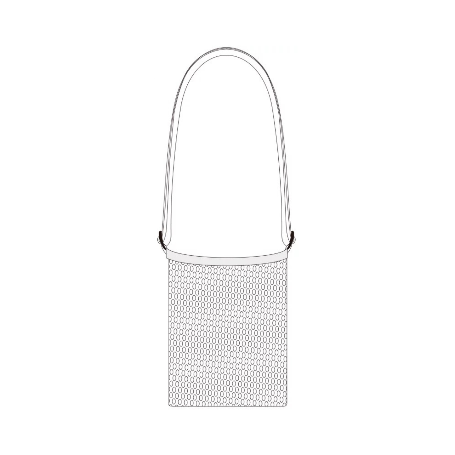 Lightweight Mesh Sling Carrier Foldable Bottle Bag