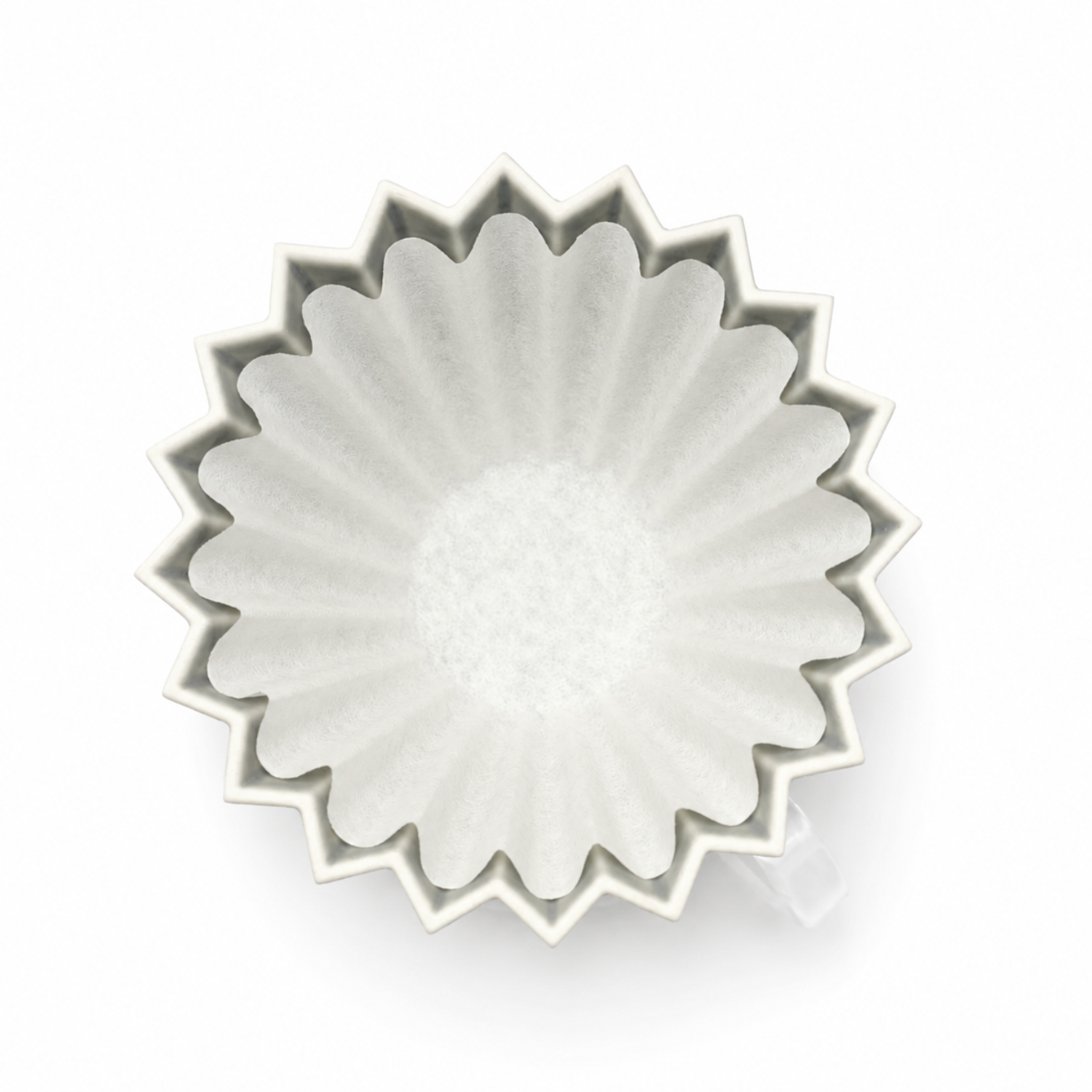 Origami Filter Paper By Cafec - Cone And Wave Coffee Paper Filters For Origami Drippers