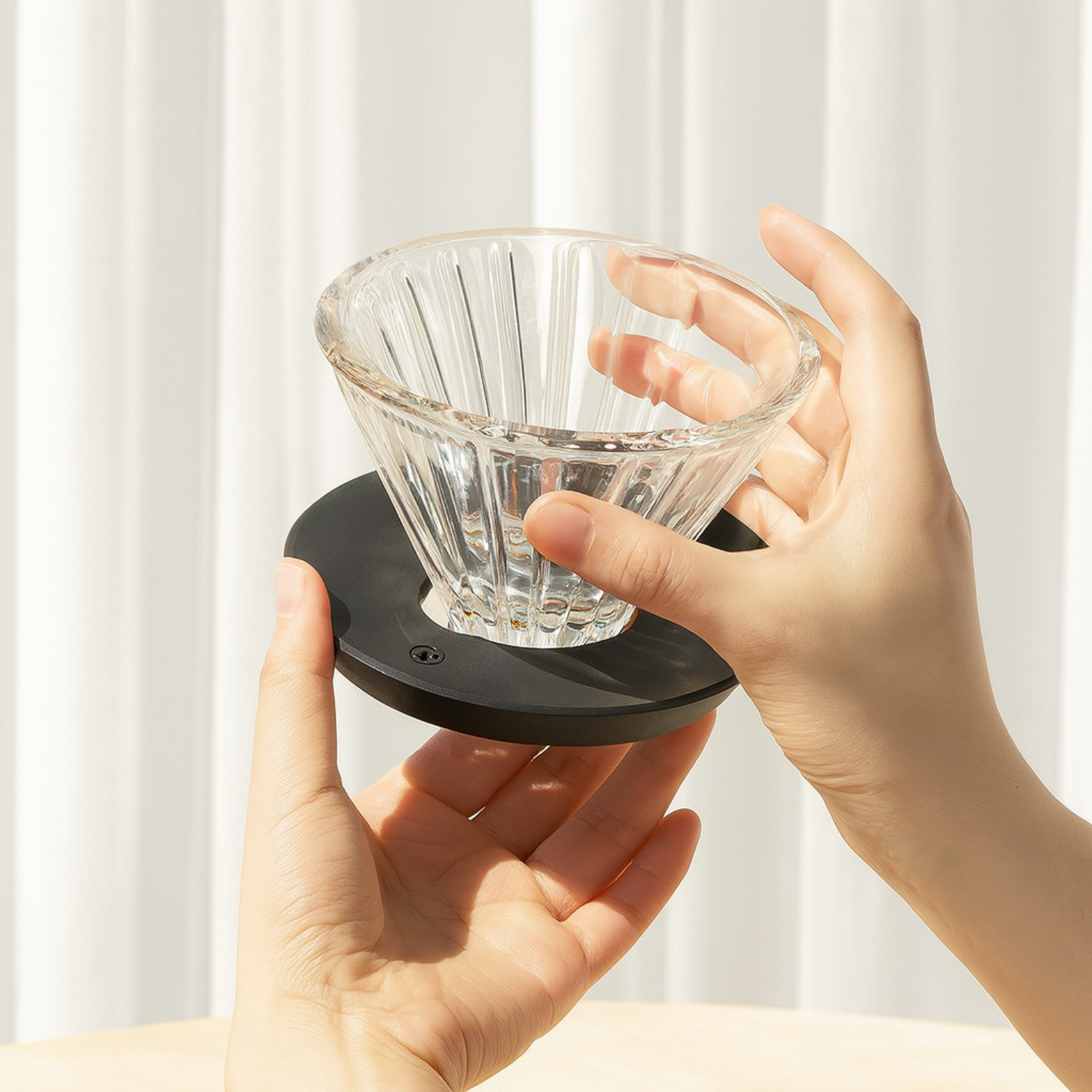 Timemore Crystal Eye Turbo V60 Glass Dripper