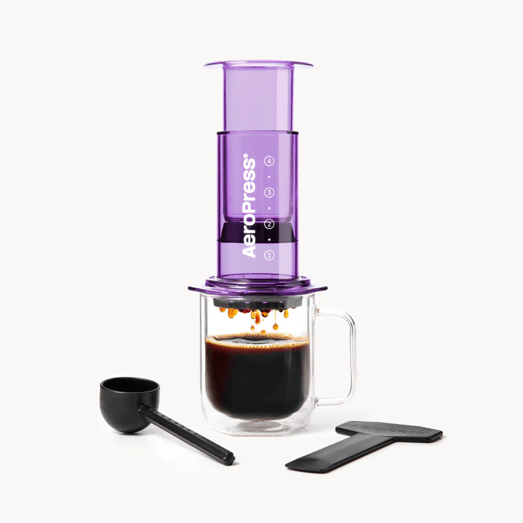 AeroPress Coffee Maker - Clear & Colours
