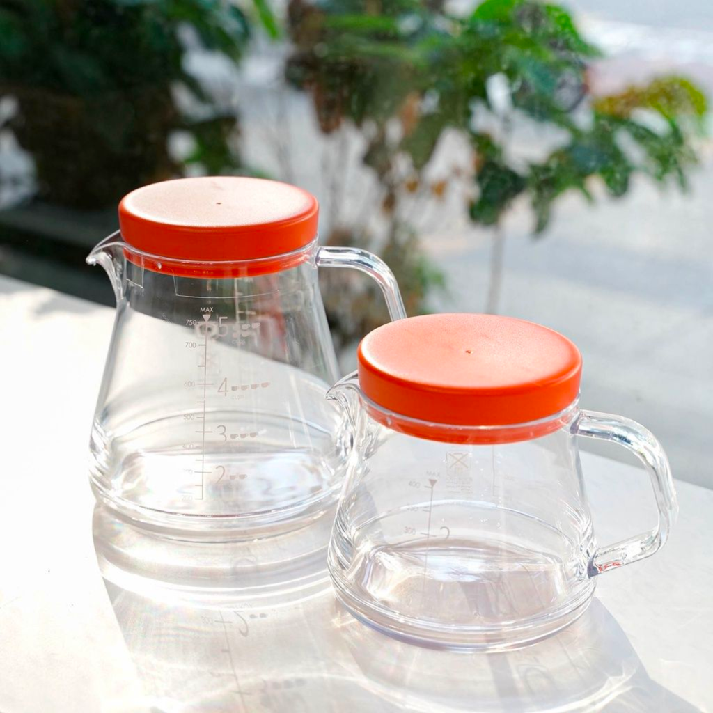 Cafec Tritan Flower Dripper and Carafe Pourover Brewing Set