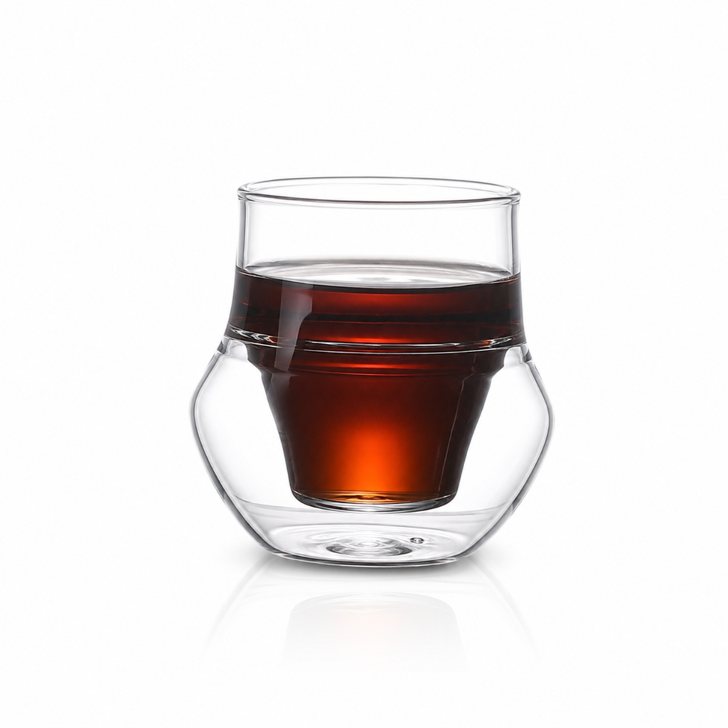 The Senses Collection Double Wall Sensory Coffee Glasses And Carafe - Propel, Excite, Inspire And Pique