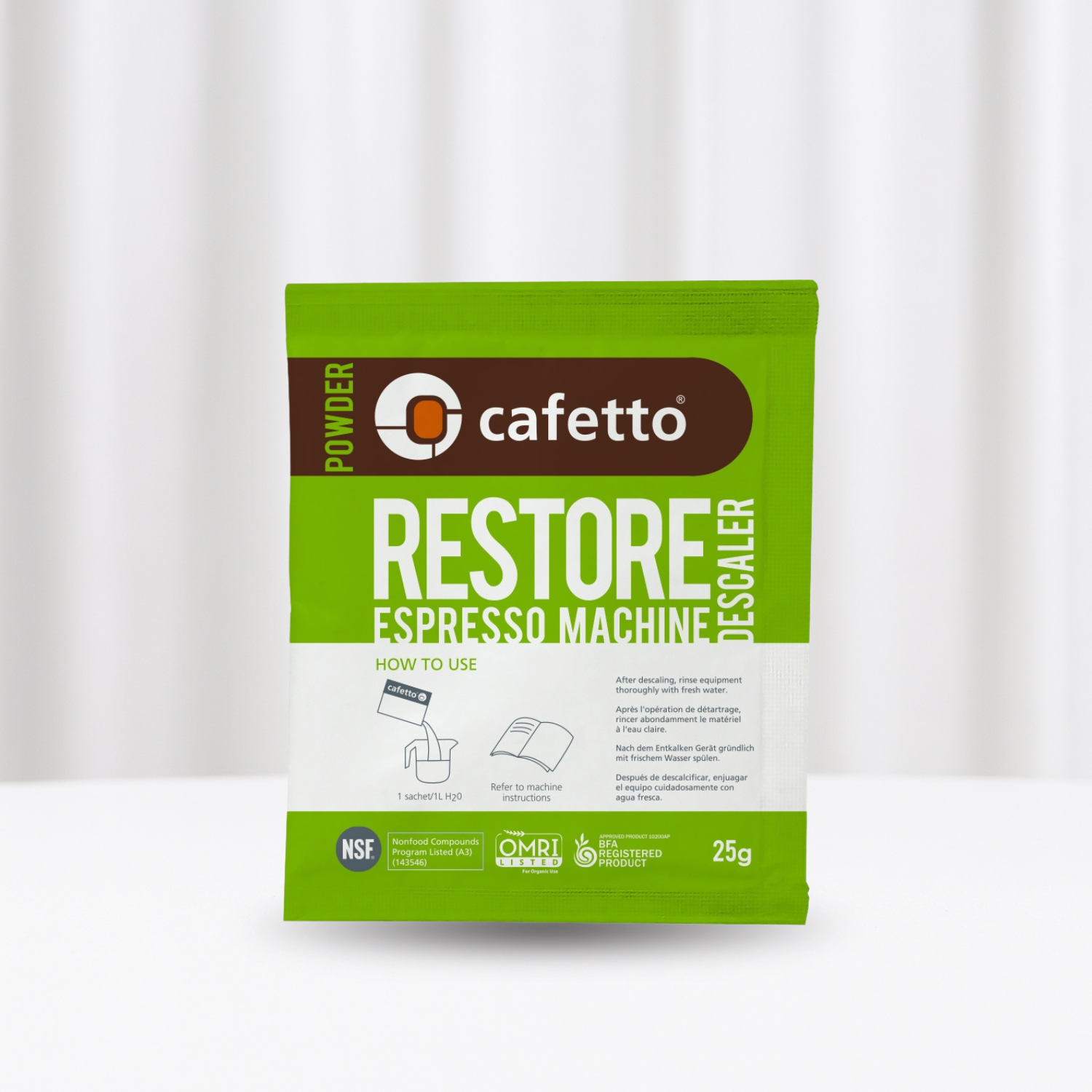 Cafetto Restore/Renew Descaler Sachet