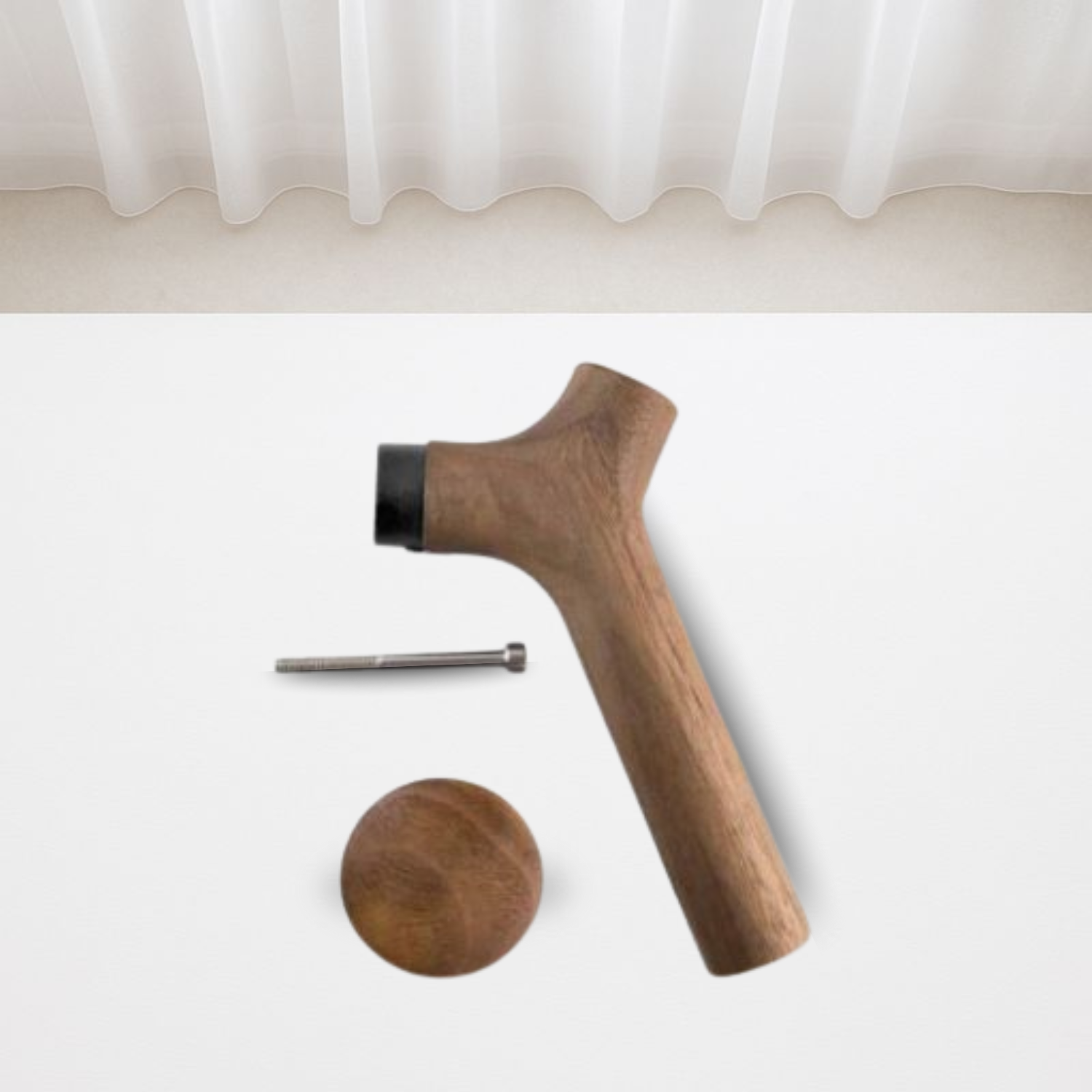 Fellow Stagg Wood Handle & Lid Pull Kit