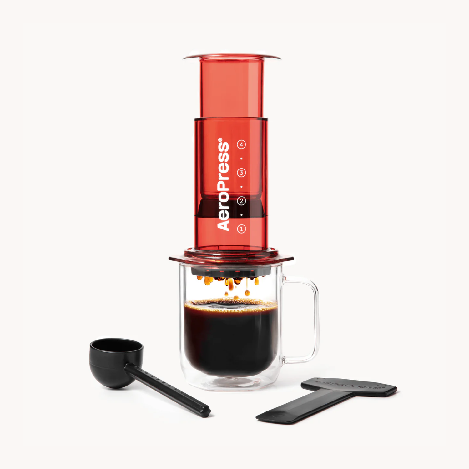 AeroPress Coffee Maker - Clear & Colours