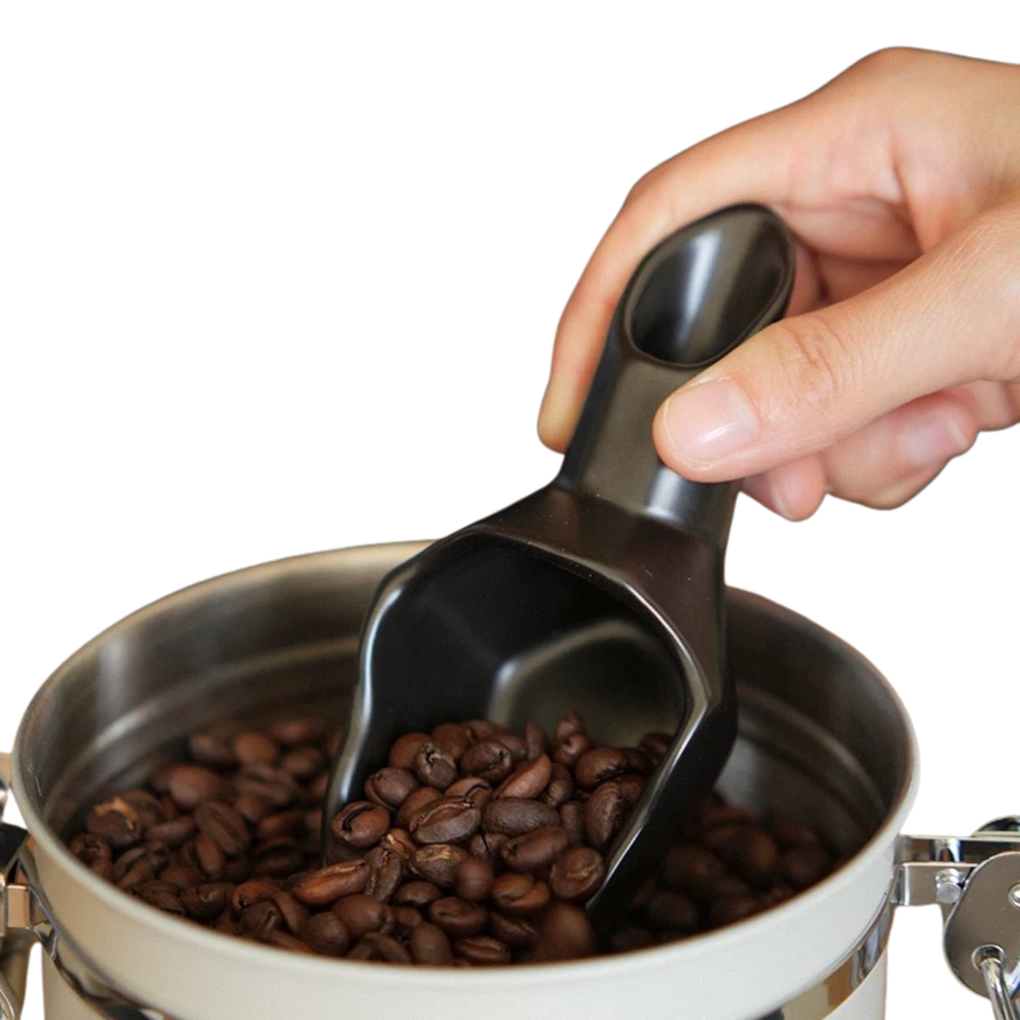 Ceramic Barista Dose and Pour Coffee Bean Scoop