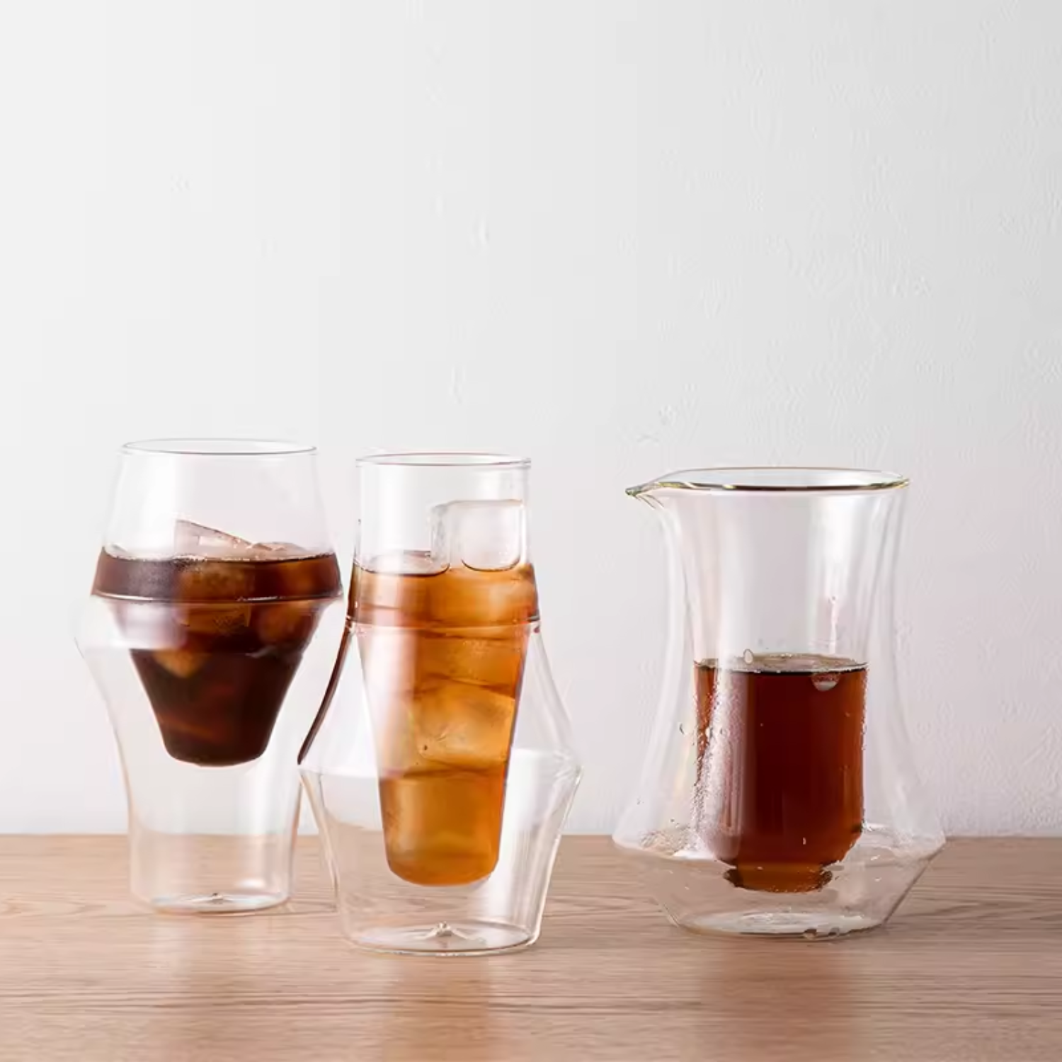 Kōan Glassware Series – Double Walled Sensory Cups & Carafe