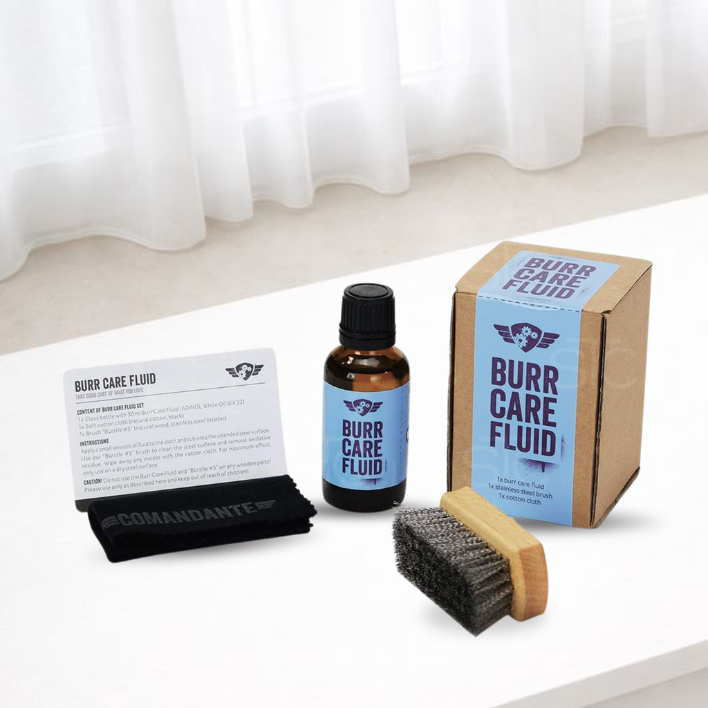 Comandante Burr Fluid & Wood Balm Set