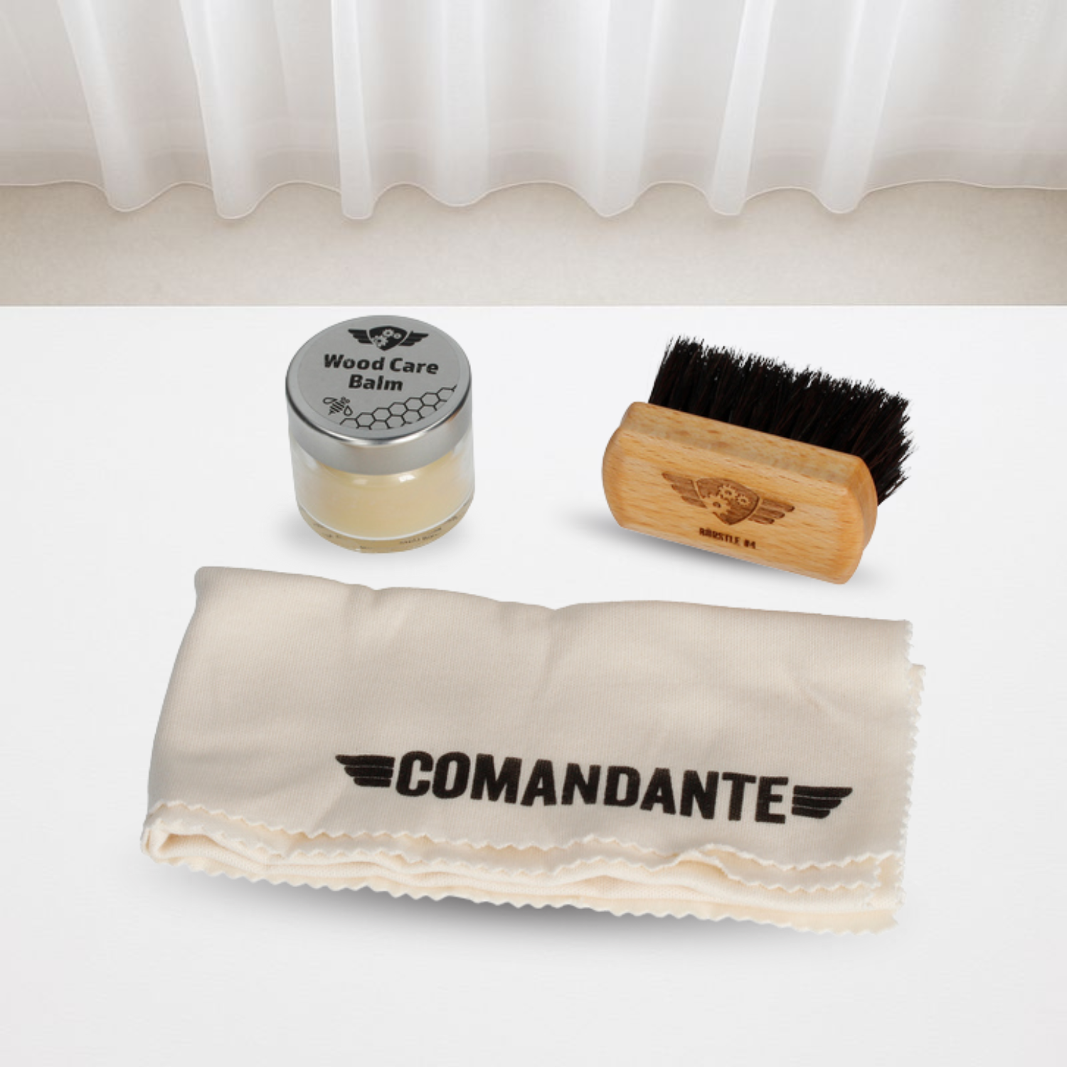 Comandante Burr Fluid & Wood Balm Set