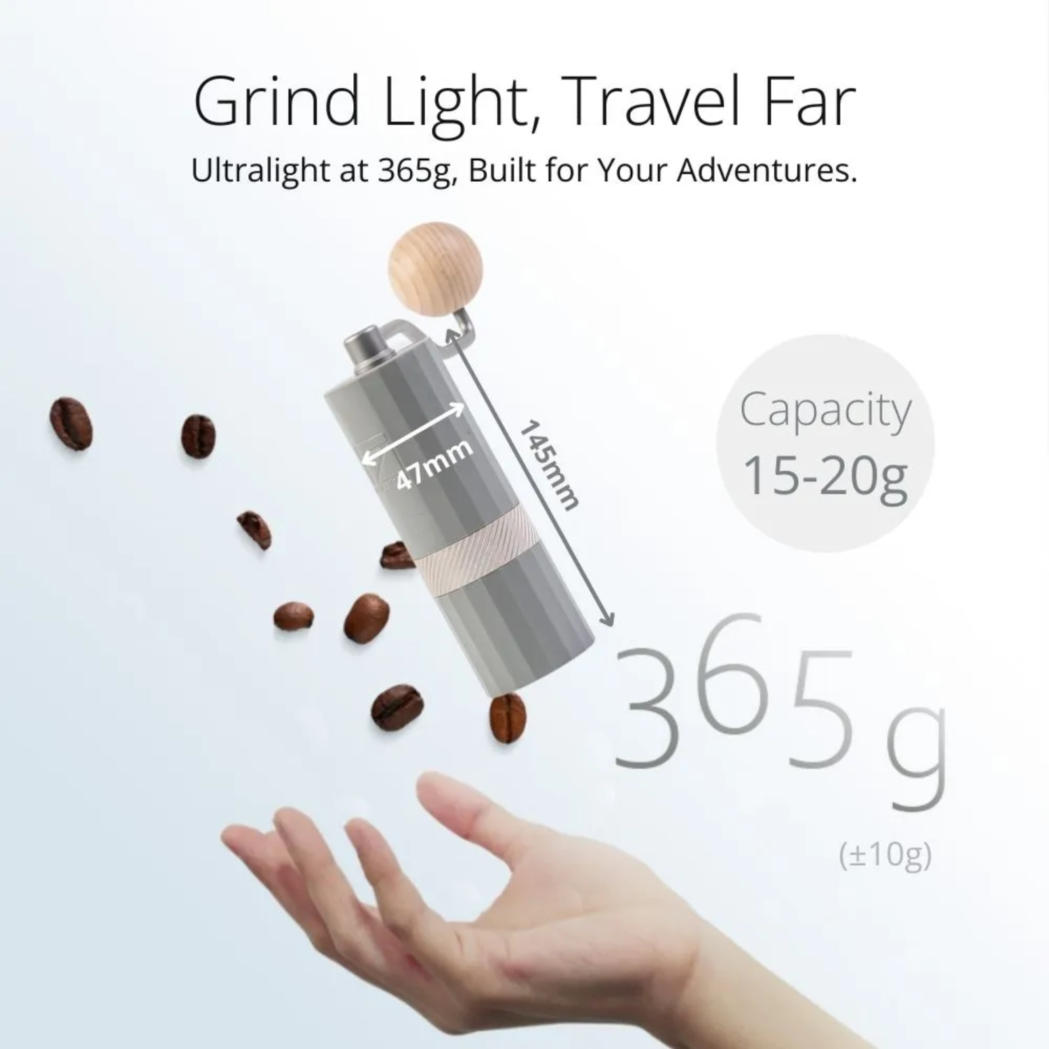 1Zpresso Q Air Manual Coffee Hand Grinder