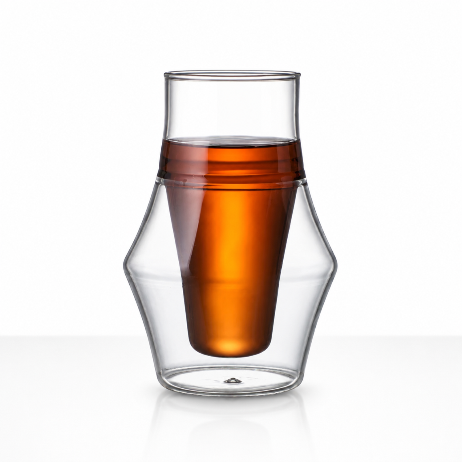 The Senses Collection Double Wall Sensory Coffee Glasses And Carafe - Propel, Excite, Inspire And Pique