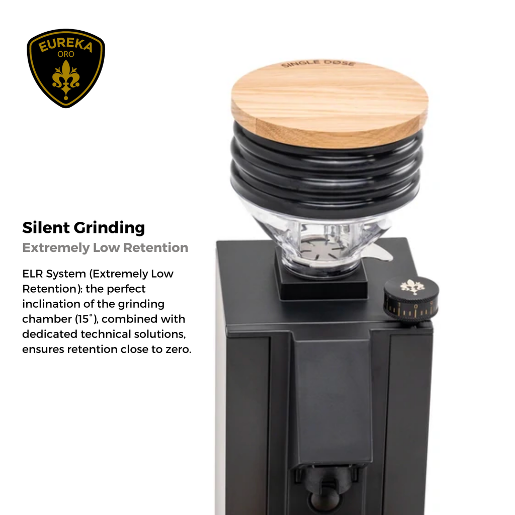 Eureka Mignon Oro Single Dose Grinder V.2 (65mm Diamond Inside® Flat Burrs)