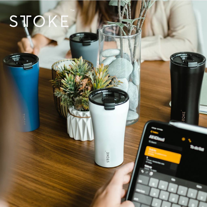 Sttoke Leakproof Ceramic Cup & Accessories