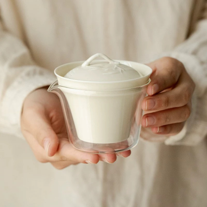 Portable Gongfu Tea Set with Gaiwan, Cups & Case