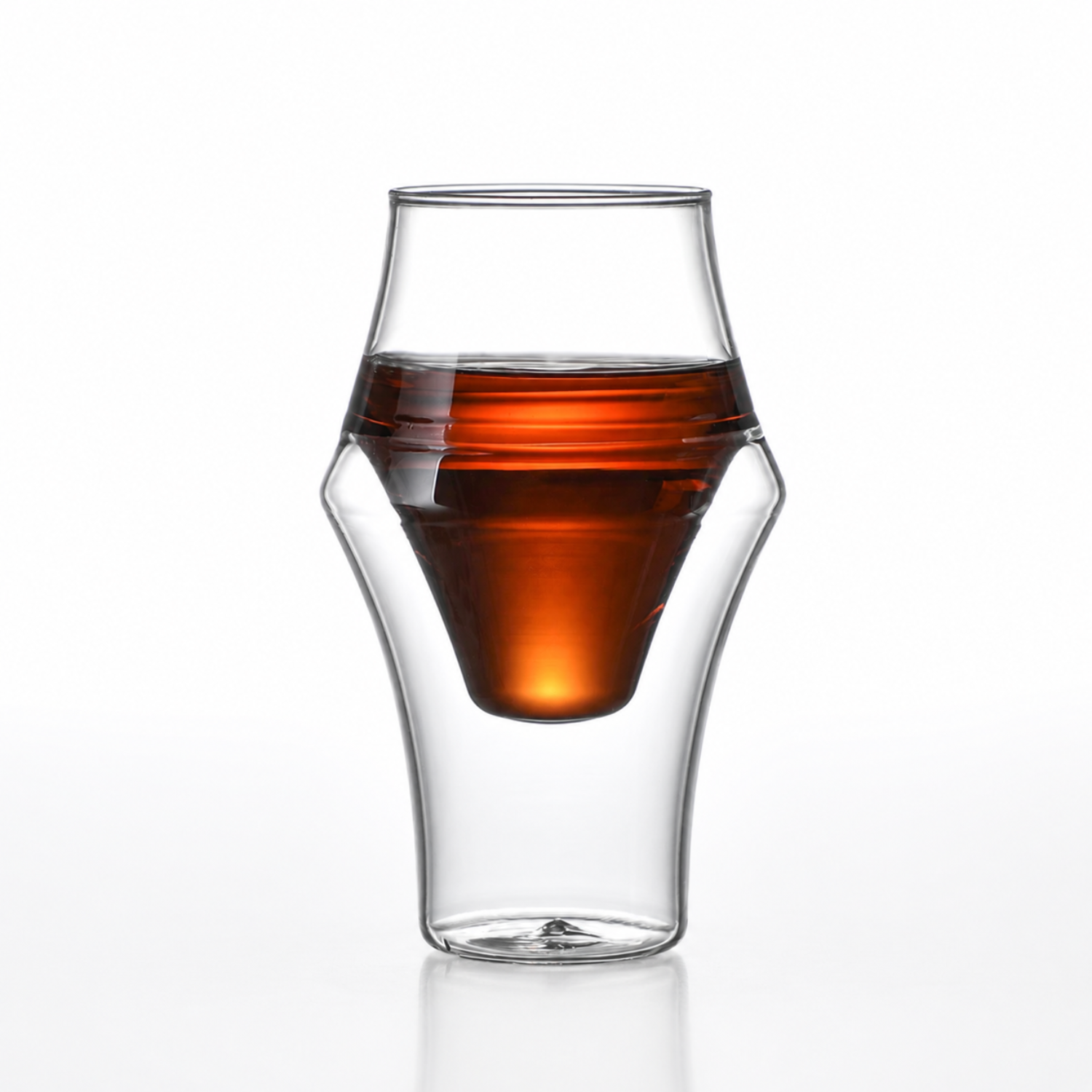 The Senses Collection Double Wall Sensory Coffee Glasses And Carafe - Propel, Excite, Inspire And Pique