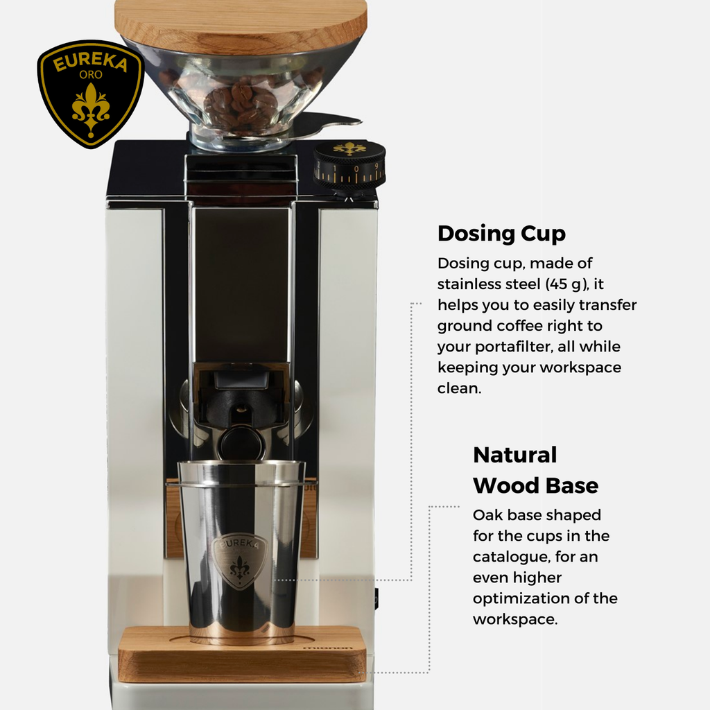 Eureka Mignon Oro Single Dose Grinder V.2 (65mm Diamond Inside® Flat Burrs)