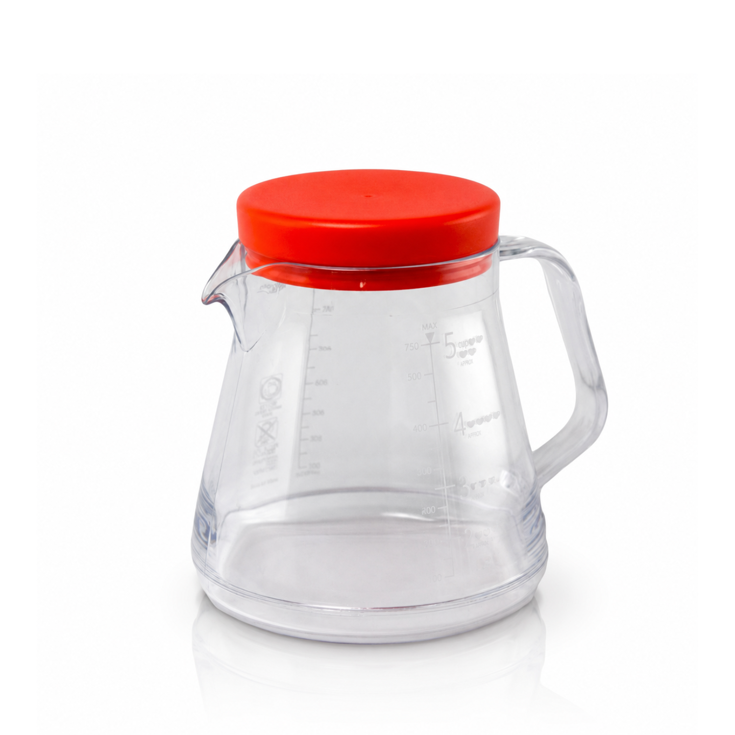 Cafec Tritan Flower Dripper and Carafe Pourover Brewing Set