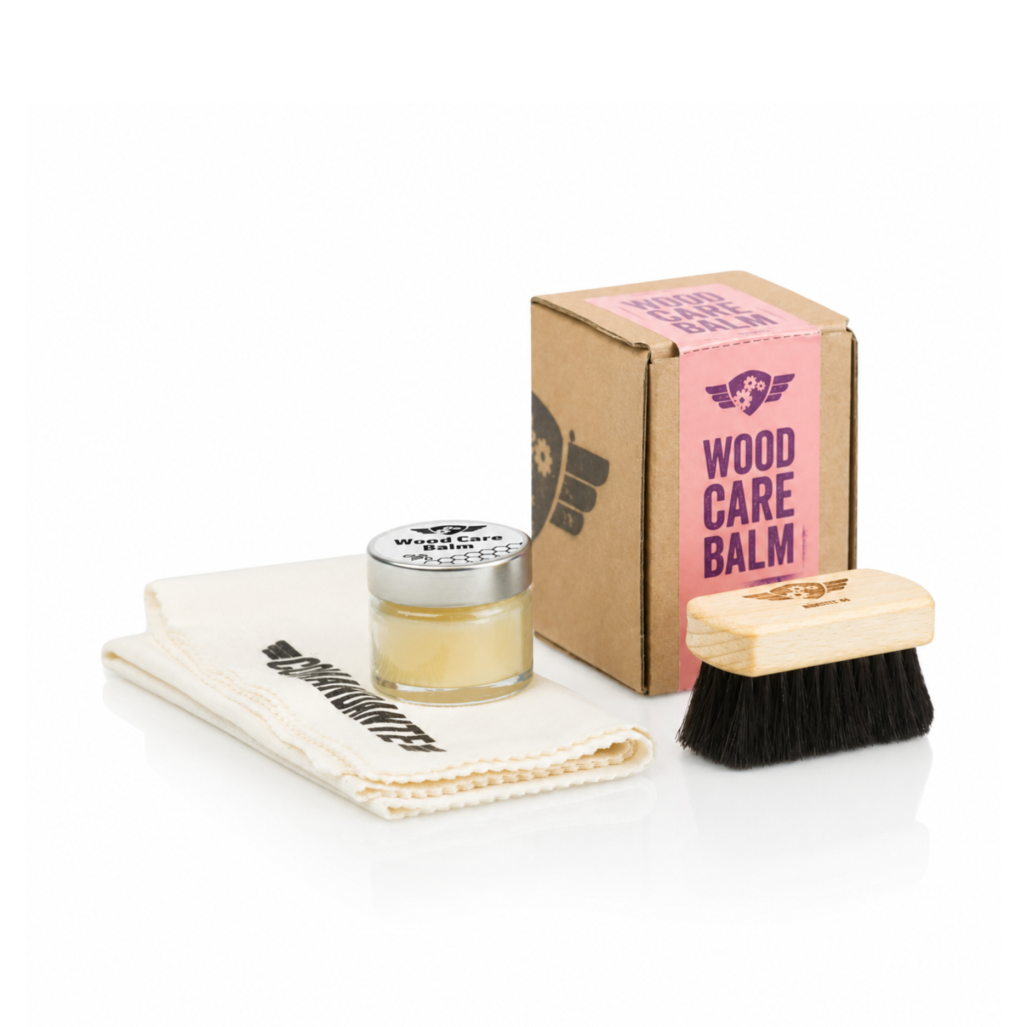 Comandante Burr Fluid and Wood Balm Set
