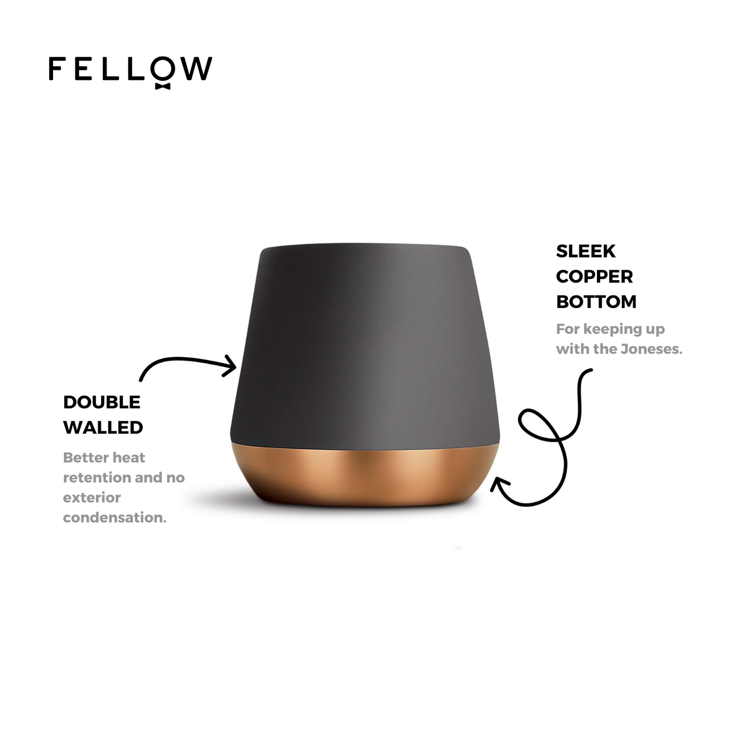 Fellow Joey Double Wall Ceramic Mug