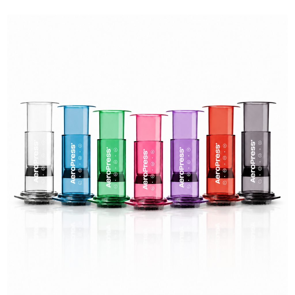 AeroPress Coffee Maker - Clear & Colours